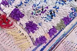 Marokkanischer Berber Teppich Boucherouite 250 x 90 cm