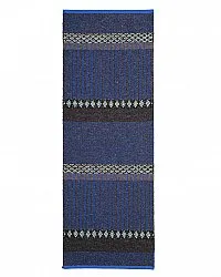 Kunststoffteppiche - Der Horred-Teppich Forest Mix (blau)