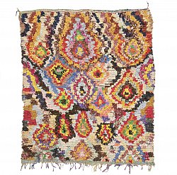 Marokkanischer Berber Teppich Boucherouite 200 x 170 cm