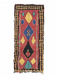 Marokkanischer Berber Teppich Boucherouite 270 x 130 cm