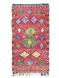 Marokkanischer Berber Teppich Boucherouite 290 x 160 cm