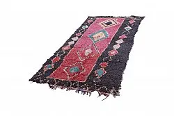Marokkanischer Berber Teppich Boucherouite 275 x 135 cm