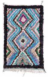 Marokkanischer Berber Teppich Boucherouite 195 x 120 cm