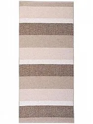 Kunststoffteppiche - Der Horred-Teppich Block metallic (beige)
