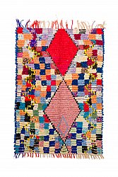 Marokkanischer Berber Teppich Boucherouite 125 x 160 cm