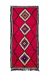 Marokkanischer Berber Teppich Boucherouite 310 x 145 cm