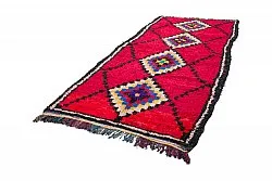 Marokkanischer Berber Teppich Boucherouite 310 x 145 cm