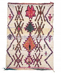 Marokkanischer Berber Teppich Boucherouite 215 x 145 cm