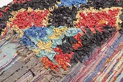 Marokkanische Berber Teppich Boucherouite 260 x 125 cm
