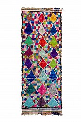 Marokkanische Berber Teppich Boucherouite 335 x 125 cm