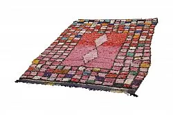 Marokkanische Berber Teppich Boucherouite 225 x 150 cm