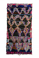 Marokkanische Berber Teppich Boucherouite 280 x 145 cm