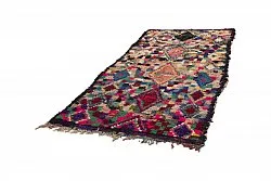 Marokkanische Berber Teppich Boucherouite 290 x 145 cm