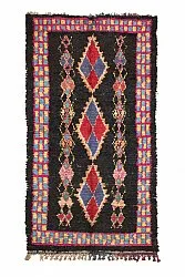 Marokkanischer Berber Teppich Boucherouite 315 x 165 cm