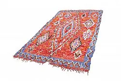 Marokkanische Berber Teppich Boucherouite 265 x 150 cm