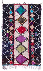 Marokkanischer Berber Teppich Boucherouite 210 x 130 cm