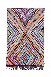 Marokkanische Berber Teppich Boucherouite 225 x 140 cm
