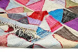 Marockansk Boucherouite-matta 135 x 275 cm