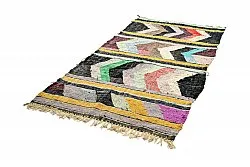 Marockansk Boucherouite-matta 130 x 260 cm