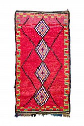Marokkanischer Berber Teppich Boucherouite 310 x 170 cm
