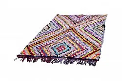 Marokkanische Berber Teppich Boucherouite 225 x 140 cm