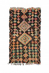Marokkanischer Berber Teppich Boucherouite 210 x 110 cm