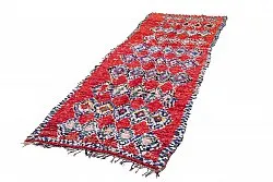 Marokkanische Berber Teppich Boucherouite 295 x 110 cm