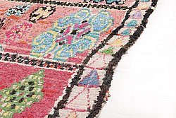 Marokkanische Berber Teppich Boucherouite 240 x 105 cm
