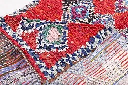 Marokkanische Berber Teppich Boucherouite 295 x 110 cm