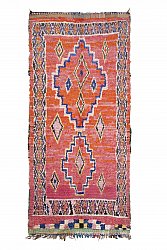 Marokkanischer Berber Teppich Boucherouite 275 x 130 cm