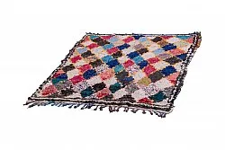 Marokkanische Berber Teppich Boucherouite 185 x 150 cm
