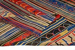 Marockansk Boucherouite-matta 165 x 235 cm