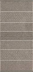 Kunststoffteppiche - Der Horred-Teppich Alice Mix (dunkelgrau)