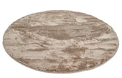 Runde Teppiche - Aranga Super Soft Fur (braun)