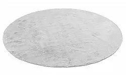 Runde Teppiche - Aranga Super Soft Fur (grau)