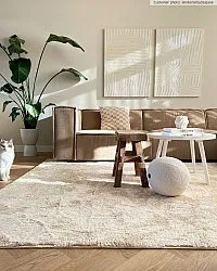 Hochflorteppiche - Aranga Super Soft Fur (beige)