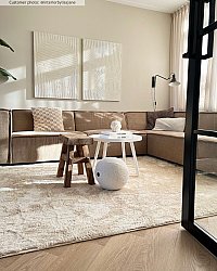 Hochflorteppiche - Aranga Super Soft Fur (beige)