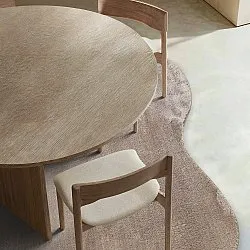 Asymmetrischer Wellen-Hochflor-Teppich - Aranga Super Soft Fur (braun)