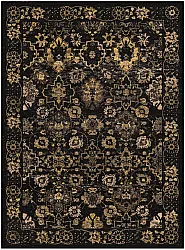 Wilton-Teppich - Fernana (schwarz/gold)