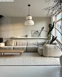 Wollteppich - Avafors Wool Bubble (beige)