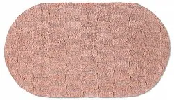 Ovaler badezimmerteppich - Bevin (rosa)