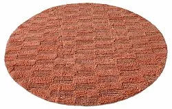 Runder badezimmerteppich - Bevin (terrakotta)