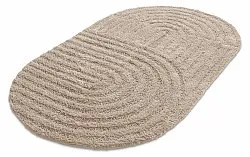 Ovaler badezimmerteppich - Embla (beige)