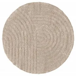 Runder badezimmerteppich - Embla (beige)