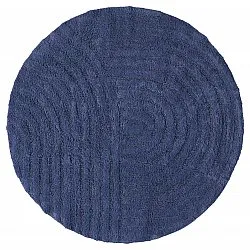Runder badezimmerteppich - Embla (blau)