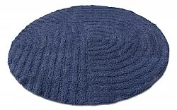 Runder badezimmerteppich - Embla (blau)