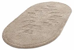 Ovaler badezimmerteppich - Gertie (beige)