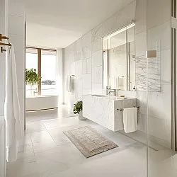 Badezimmerteppich - Nila (beige)