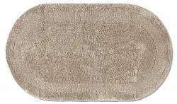Ovaler badezimmerteppich - Nila (beige)