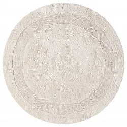 Runder badezimmerteppich - Nila (cremefarben)